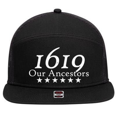Our Ancestors 1619 Heritage 7 Panel Mesh Trucker Snapback Hat