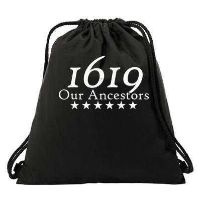 Our Ancestors 1619 Heritage Drawstring Bag