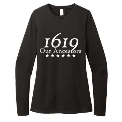 Our Ancestors 1619 Heritage Womens CVC Long Sleeve Shirt