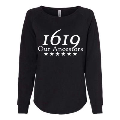 Our Ancestors 1619 Heritage Womens California Wash Sweatshirt