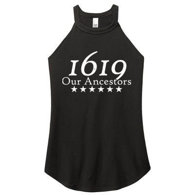 Our Ancestors 1619 Heritage Women's Perfect Tri Rocker Tank