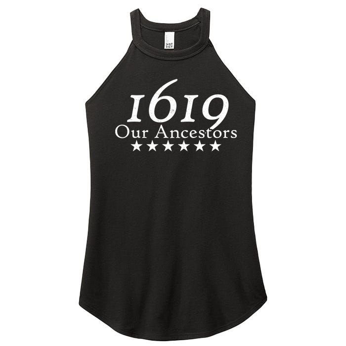 Our Ancestors 1619 Heritage Women's Perfect Tri Rocker Tank