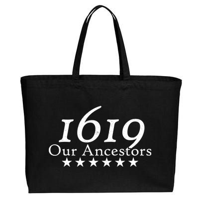 Our Ancestors 1619 Heritage Cotton Canvas Jumbo Tote