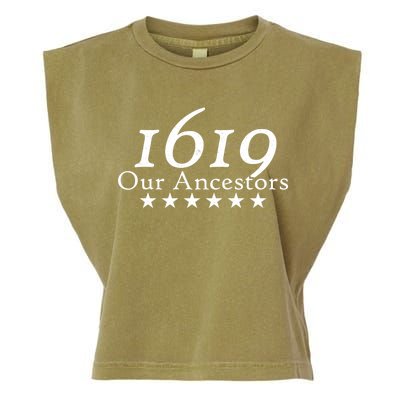 Our Ancestors 1619 Heritage Garment-Dyed Women's Muscle Tee