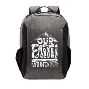 Our Faith Can Move Mountains  Vector Backpack