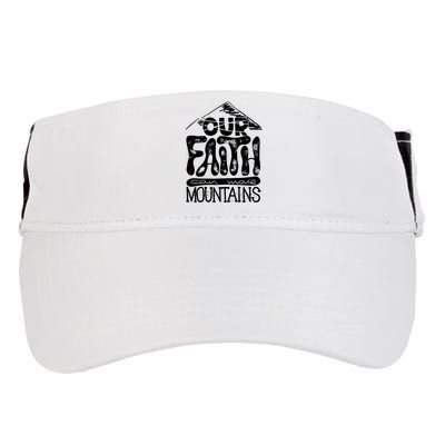 Our Faith Can Move Mountains  Adult Drive Performance Visor