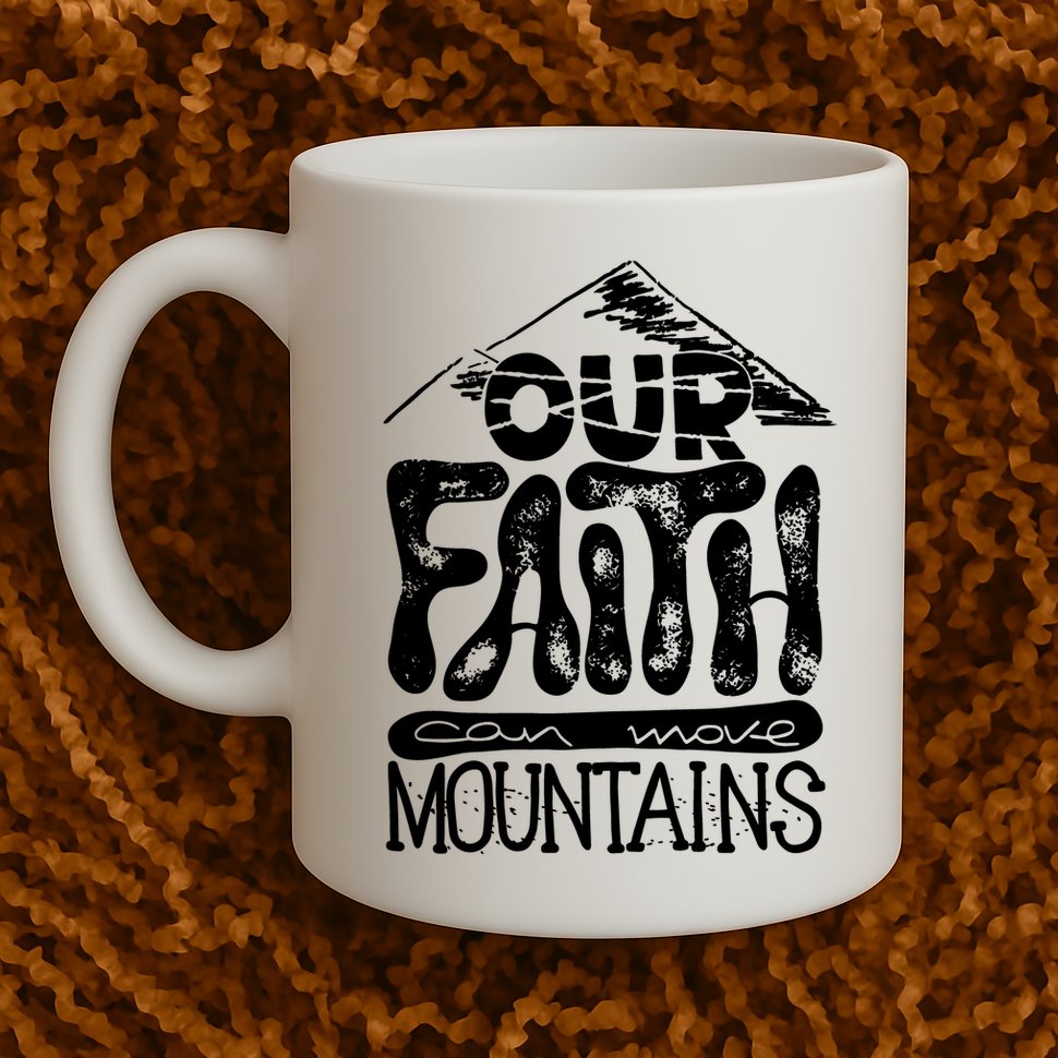 Our Faith Can Move Mountains  Mug