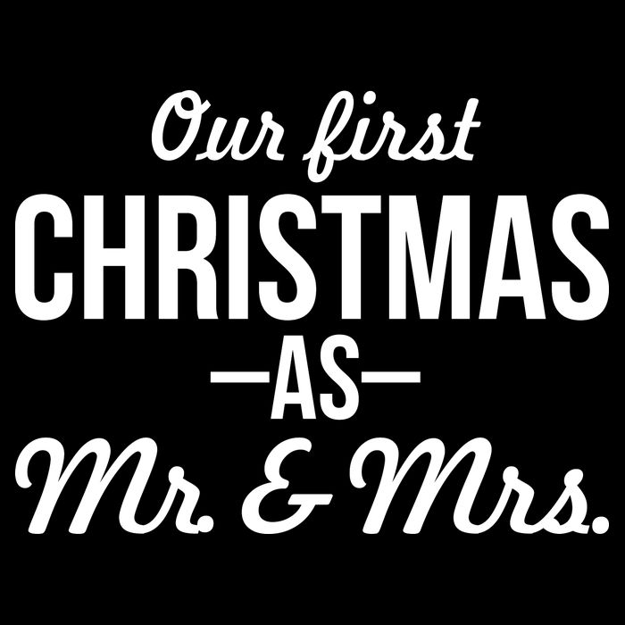Our First Christmas As Mr. & Mrs. Cooling Performance Crew T-Shirt