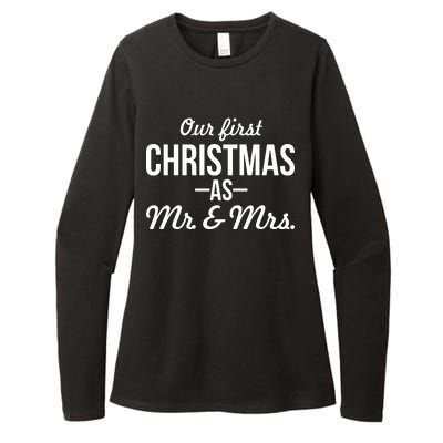 Our First Christmas As Mr. & Mrs. Womens CVC Long Sleeve Shirt