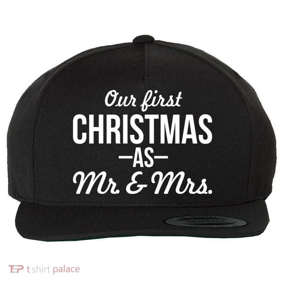 Our First Christmas As Mr. & Mrs. Wool Snapback Cap