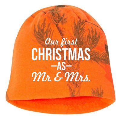 Our First Christmas As Mr. & Mrs. Kati - Camo Knit Beanie