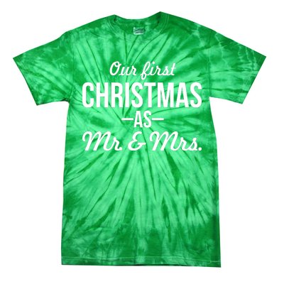 Our First Christmas As Mr. & Mrs. Tie-Dye T-Shirt