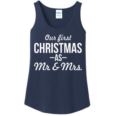 Our First Christmas As Mr. & Mrs. Ladies Essential Tank