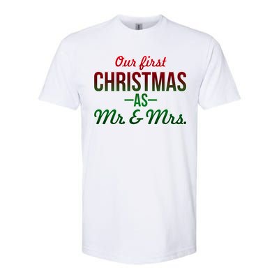 Our First Christmas As Mr. & Mrs. Softstyle CVC T-Shirt