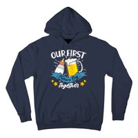 Our First Father's Day Together Baby Bottle Beer Mug Hoodie