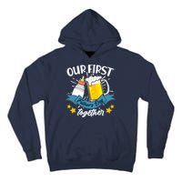 Our First Father's Day Together Baby Bottle Beer Mug Tall Hoodie