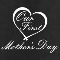 Our First Mother's Day Love Heart 11oz C Handle Ceramic Mug