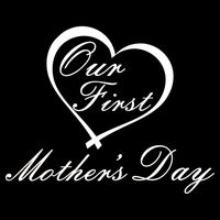 Our First Mother's Day Love Heart Cooling Performance Long Sleeve Crew