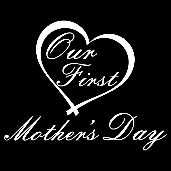 Our First Mother's Day Love Heart Cooling Performance Long Sleeve Crew