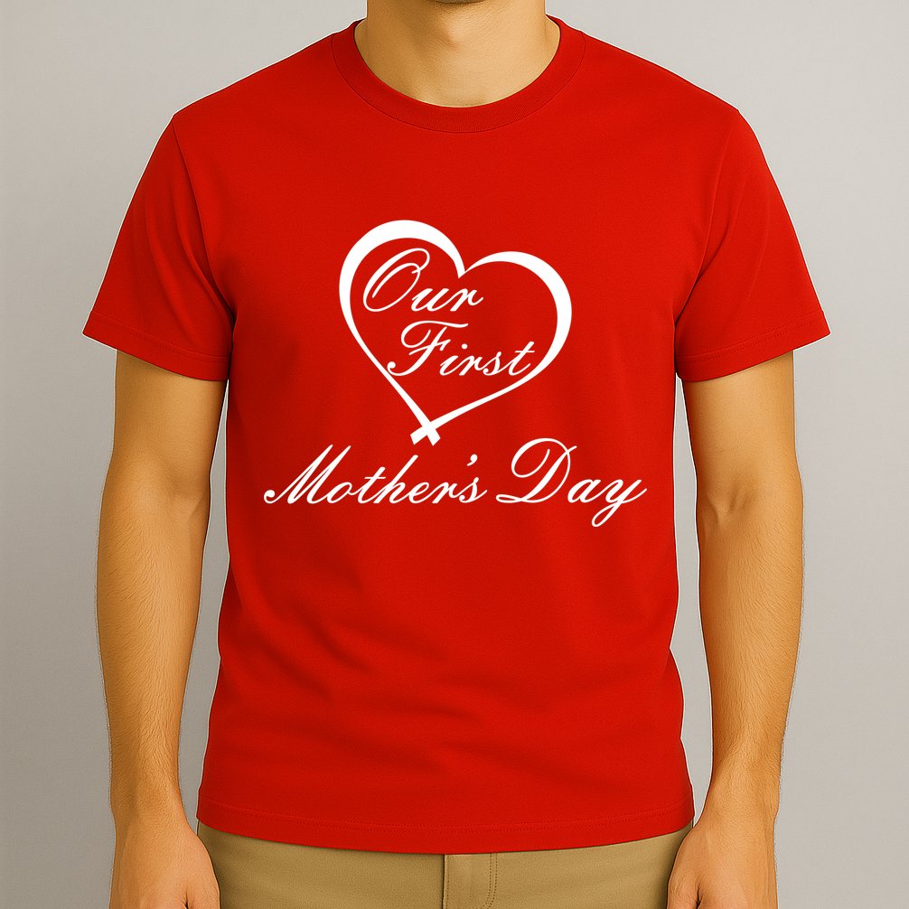 Our First Mother's Day Love Heart T-Shirt
