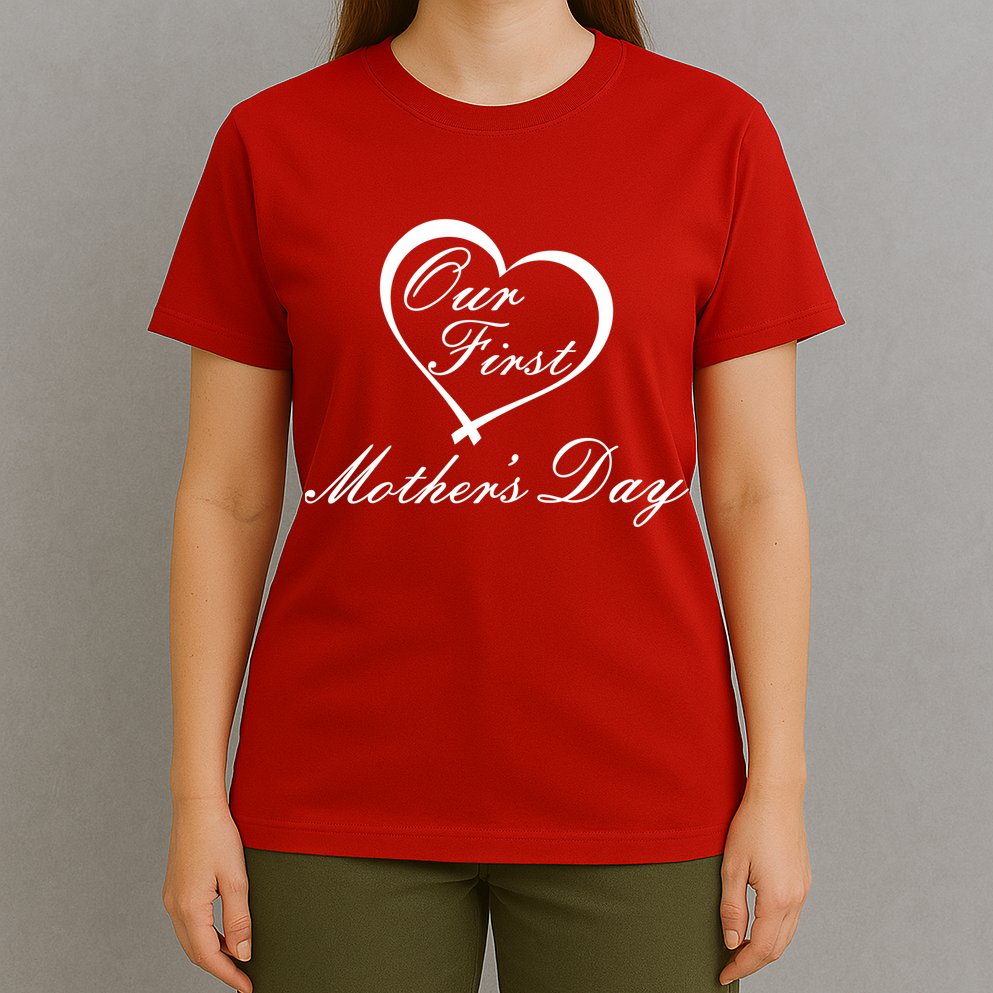 Our First Mother's Day Love Heart T-Shirt