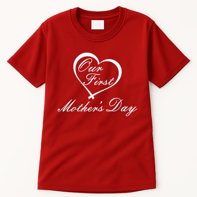 Our First Mother's Day Love Heart Tall T-Shirt