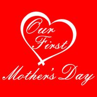 Our First Mother's Day Love Heart Bag