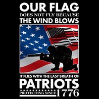 Our Flag Flies With the Last Breath of Patriots  Backpack