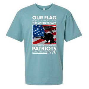 Our Flag Flies With the Last Breath of Patriots  Sueded Cloud Jersey T-Shirt