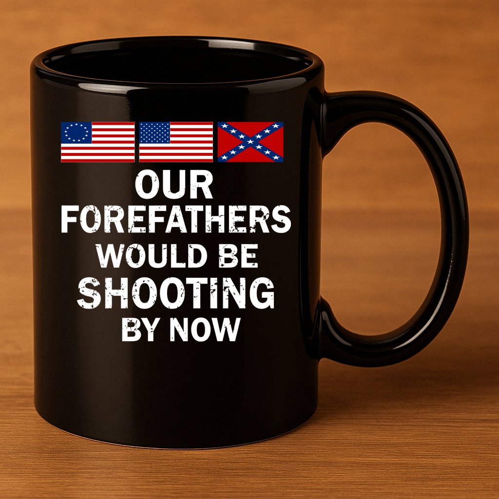 Our Forefathers Would Be Shooting By Now 11oz C Handle Ceramic Mug