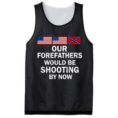 Our Forefathers Would Be Shooting By Now Mesh Reversible Basketball Jersey Tank