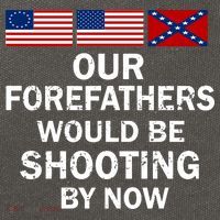 Our Forefathers Would Be Shooting By Now Cotton Canvas Backpack