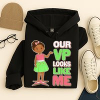 Our VP Looks Like Me Kamala Harris AKA Sorority Colors Hoodie