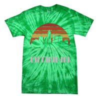 Omaha Usa Retro Vintage Sunset Skyline Omaha Tie-Dye T-Shirt