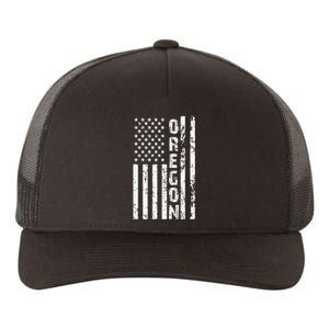 Oregon United States Usa American Flag Patriotic Cool Yupoong Adult 5-Panel Trucker Hat