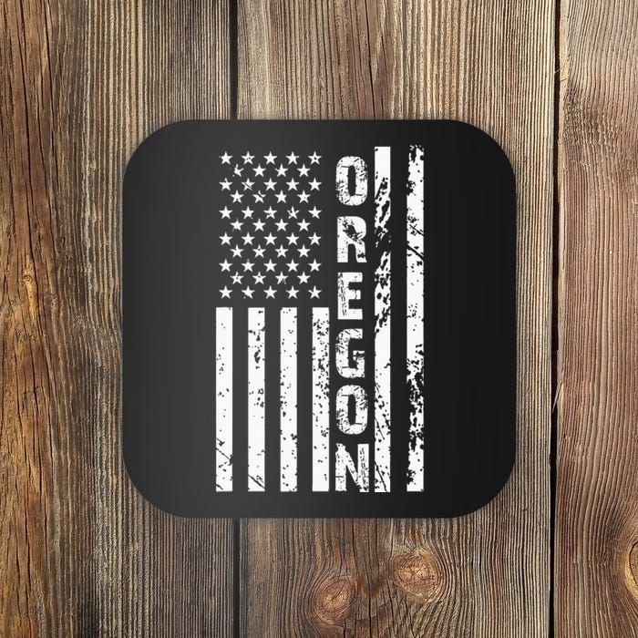 Oregon United States Usa American Flag Patriotic Cool Coaster