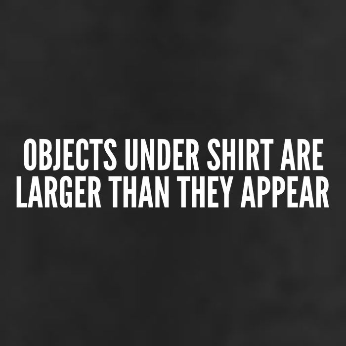 Objects Under Shi Rt Are Larger Than They Appear Cool Comfort Performance Bucket Hat