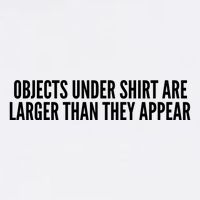 Objects Under Shi Rt Are Larger Than They Appear Garment-Dyed Sweatshirt