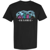 Orlando USA Skyline Sketch Garment-Dyed Heavyweight T-Shirt