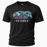 Orlando USA Skyline Sketch Cooling Performance Crew T-Shirt