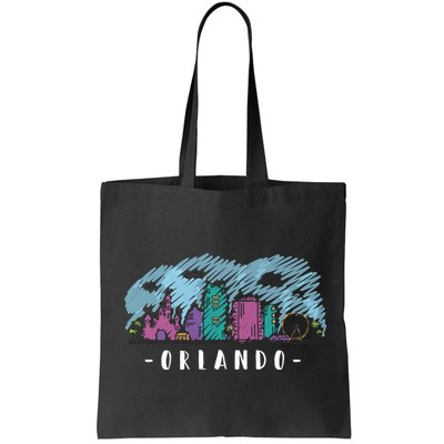 Orlando USA Skyline Sketch Bag