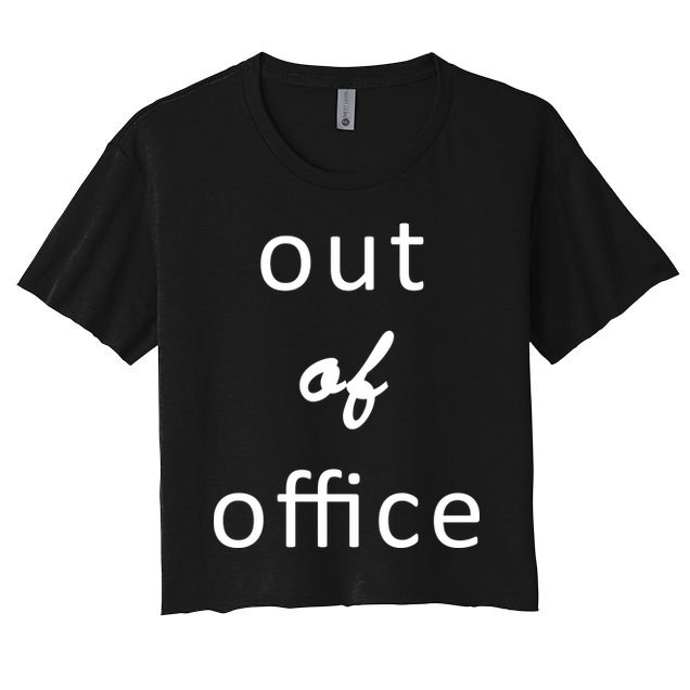 Out Of Office Crop Top