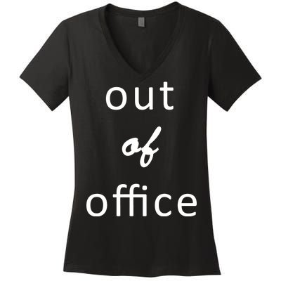 Out Of Office Women's V-Neck T-Shirt