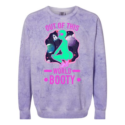 Out Of This World Booty Colorblast Crewneck Sweatshirt