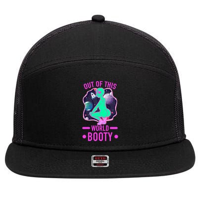 Out Of This World Booty 7 Panel Mesh Trucker Snapback Hat