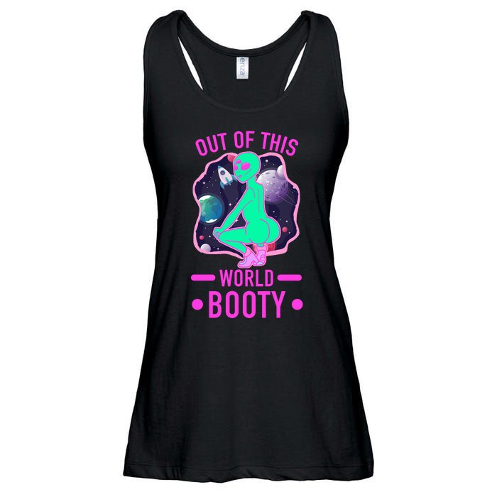 Out Of This World Booty Ladies Essential Flowy Tank