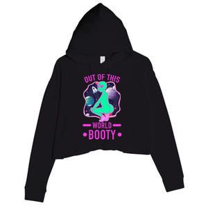 Out Of This World Booty Crop Fleece Hoodie