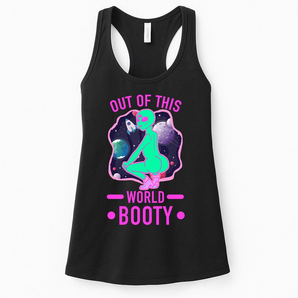 Out Of This World Booty Womens Tank Top