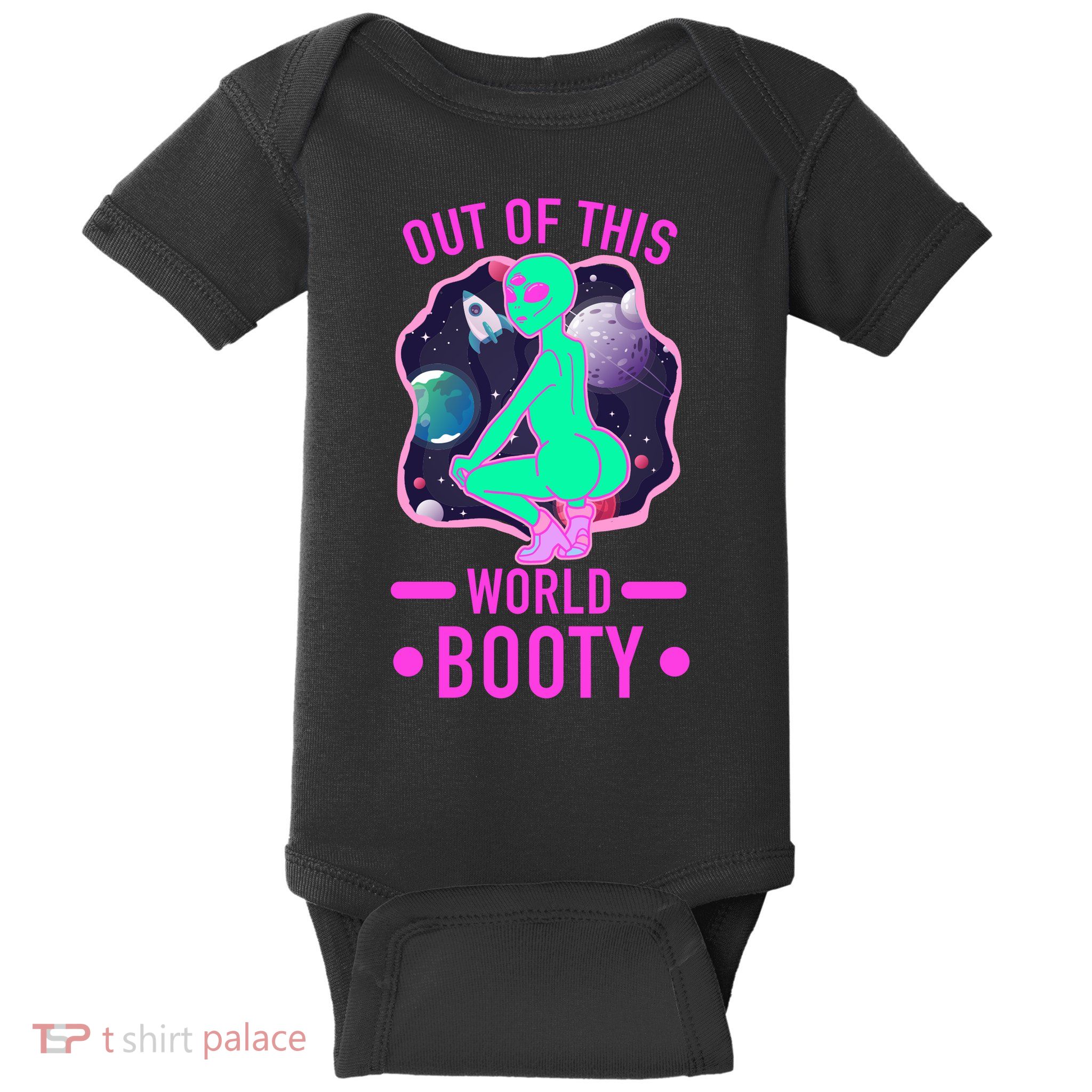 Out Of This World Booty Baby Bodysuit