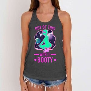 Out Of This World Booty Women's Knotted Racerback Tank